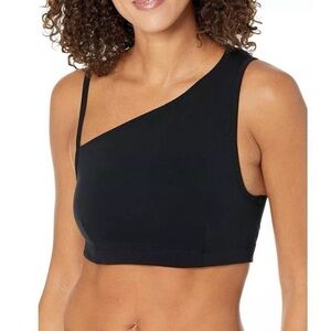 Sweaty Betty Black Asymmetrical Shoulder Sports Bra XS